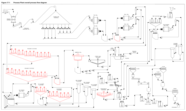 Figure 17-1 Process Plant overall process flow diagram