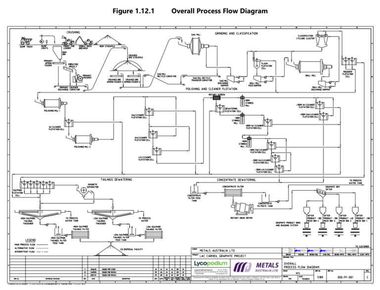 Figure 1.12.1 Overall Process Flow Diagram