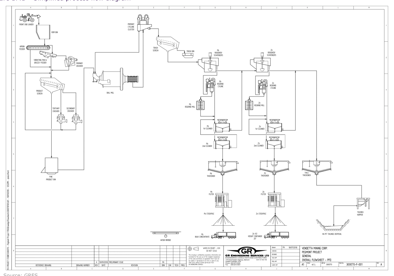 Figure 17.1 Simplified process flow diagram